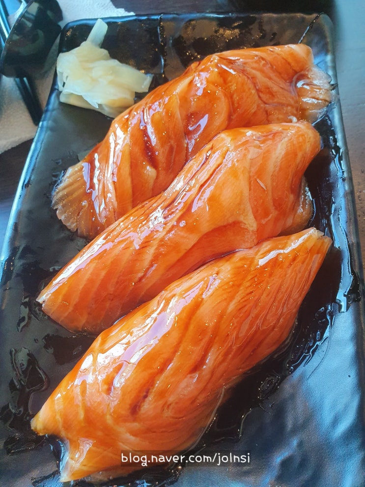  [대전 타임월드 맛집]대만에서 온 둔산동 삼미식당 연어초밥, 닭꼬치 솔직후기
