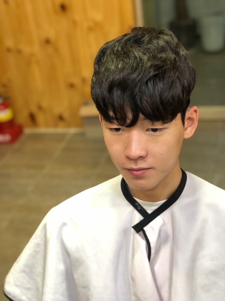  주안미용실::연우헤어 이동욱 머리 쉐도우 볼륨펌