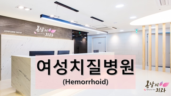  여성치질병원, 편안한 "당일퇴원 부분마취 치질수술"
