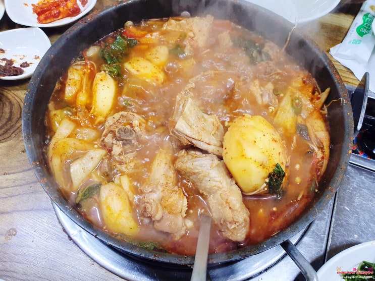  토종닭을 그대로 백숙, 삼계탕, 닭볶음탕,오리전문점 물왕저수지 인근 '산현농장'