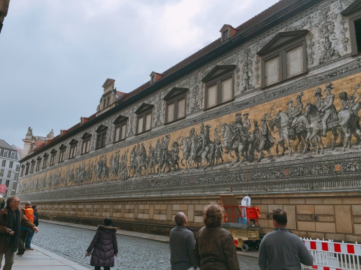  [독일] 10월유럽여행: 동독일 드레스덴(Dresden) 구시가지 볼거리, 군주의 행렬, CAMONDAS 초코아이스크림