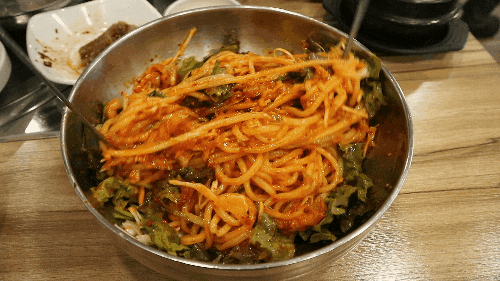  [낙성대/서울대] 인헌시장 근처 가성비갑 맛도 최고! 비빔칼국수 강력추천 #한울칼국수