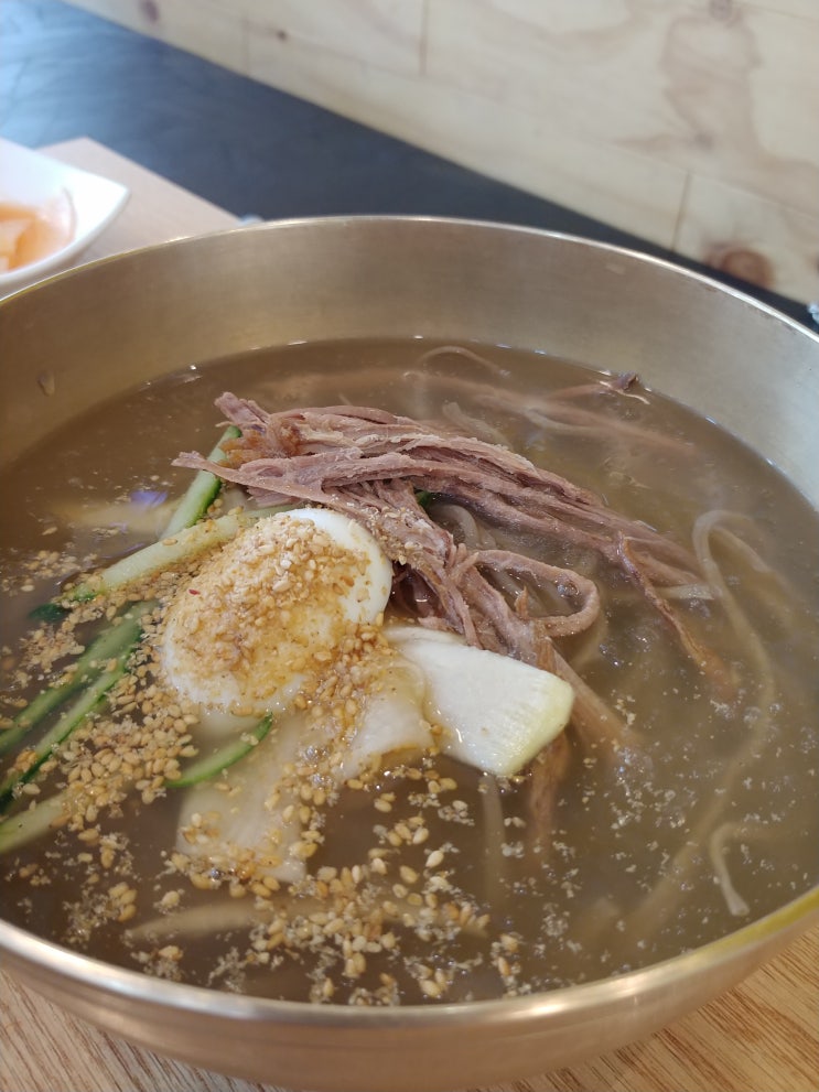 시원한 일산 냉모밀국수 맛나는 메밀꽃이피었습니다 개그맨 고명환님 가게