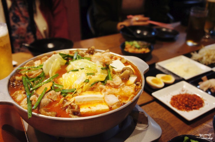  후쿠오카 모츠나베 삼미 토오카에비스점 하트랜드 생맥주까지 호로록