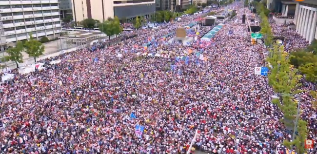 10월3일 문재인 탄핵 태극기집회에 모인 애국시민들을 보라!/최석태/ 10월3일 문재인 탄핵 태극기집회에 모인 애국시민들을 보라!/최석태/