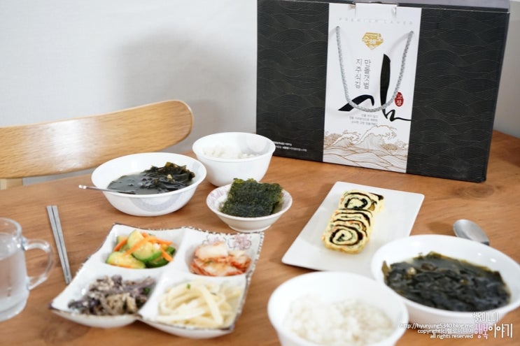  고창 지주식 김 추천 맛있는 밥상 차렸어요