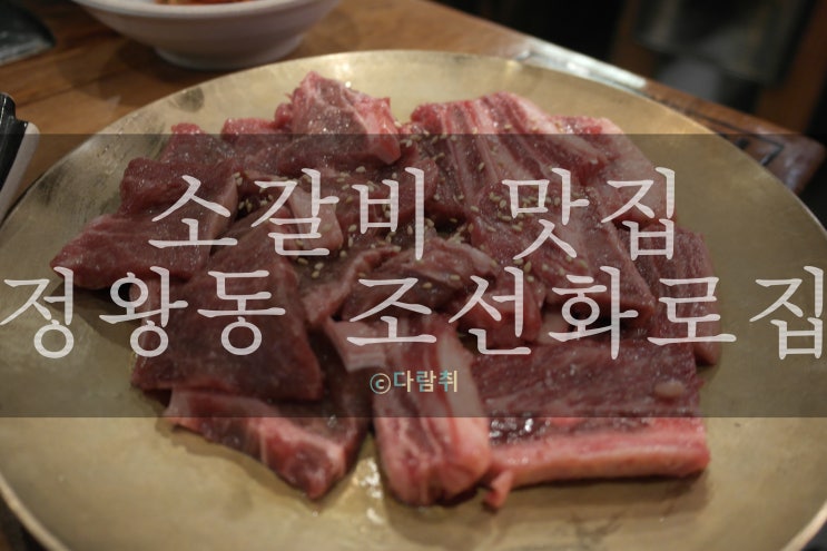 소갈비 맛집 정왕동 &lt;조선화로집&gt;