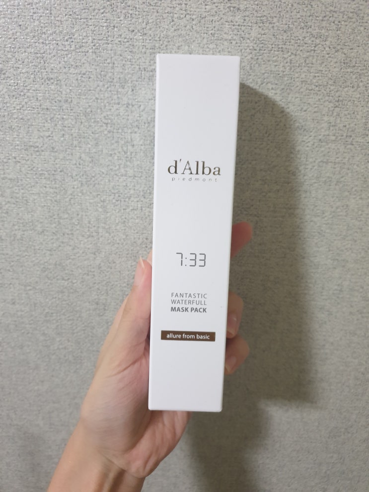  팩 프로젝트115)달바 판타스틱 워터풀 마스크 팩
