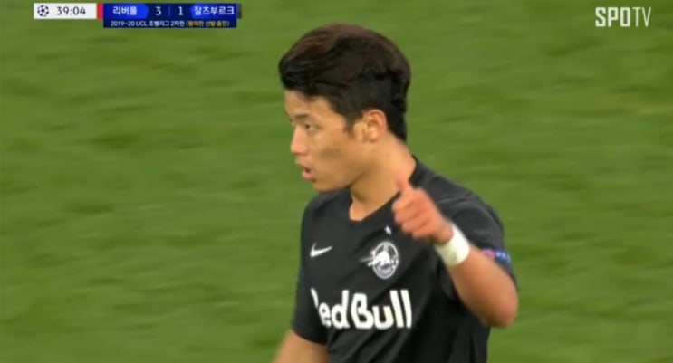  리버풀 vs 잘츠부르크 경기결과및 분석 uefa챔피언스리그 2차전 조별순위 황희찬1골1도움 골장면