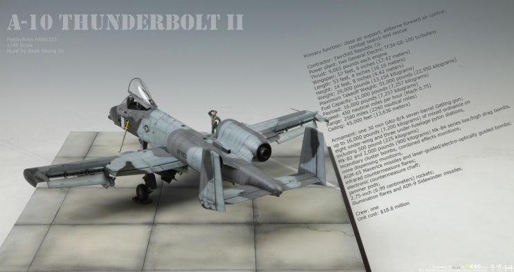  1/48 A-10A Warthog THUNDERBOLT II