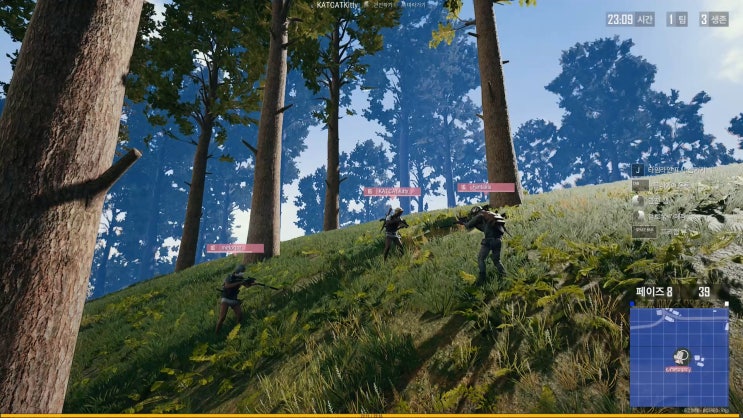  [KOZAK] 배틀그라운드 (PUBG) - 사녹 스쿼드 리플레이 - 1일 2치킨 했던 날
