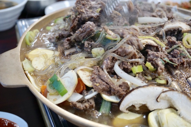  동학사 맛집, 계룡산채로컬푸드 알밤한우불고기정식 꿀맛!