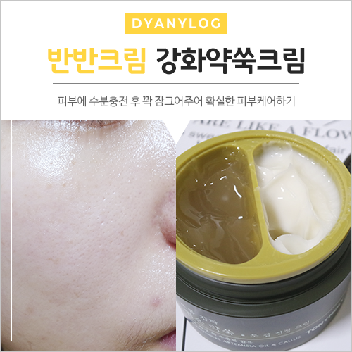  토니모리 프롬강화 약쑥 두겹 진정크림 두가지 케어잡기