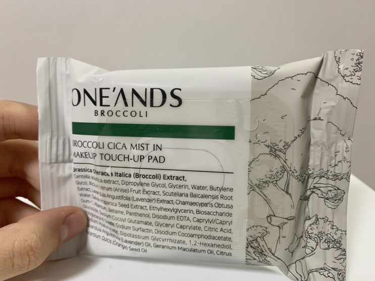  [원앤즈ONE’ANDS] 브로콜리 시카 미스트 앤 수정화장패드