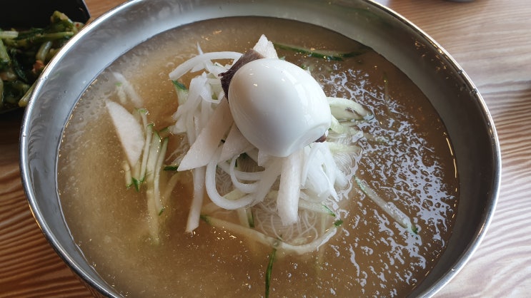  동탄2 신도시 물냉면 먹을만한 곳 추천해 드려요. 다온면옥! 입니다. 주차장완비!