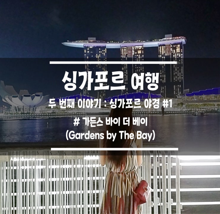  [Singapore] 야경이 아름다운 도시, 싱가포르 여행 : 자유여행 필수 코스, 가든스 바이 더 베이 - 슈퍼트리 쇼 & 시간 (싱가포르 야경 #1)