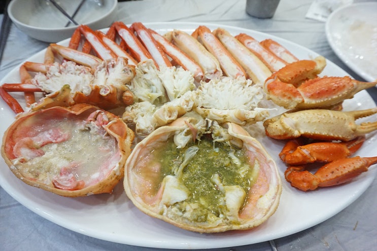  속초 대포항 맛집 두남자활어회 세트메뉴 뿌시기