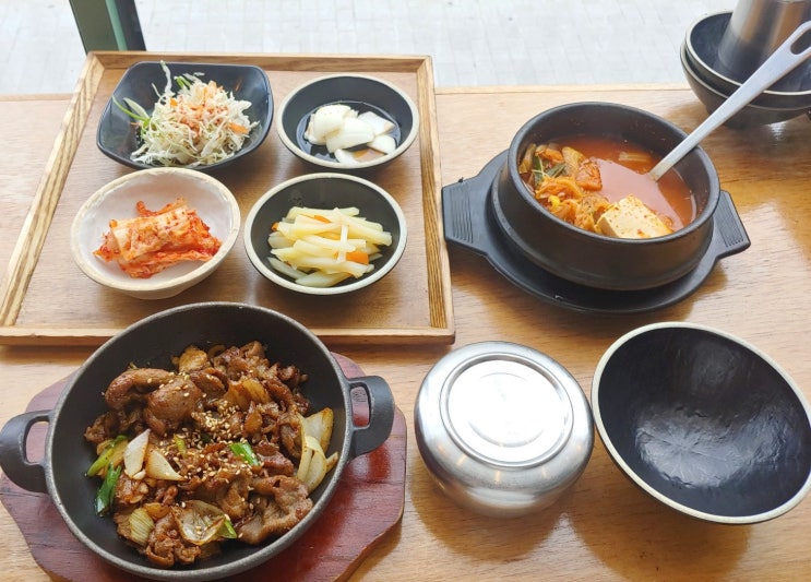  동성로맛집/약전골목맛집 <모두별식> 바싹불고기한상+불갈비찜정식  혼밥 후기! 강추