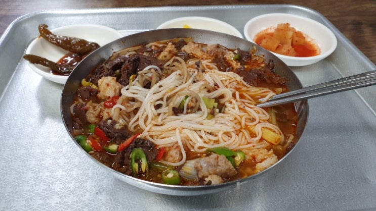  10년만에 다시 먹어보는 수구레 국수(현풍시장 맛집 현대식당)