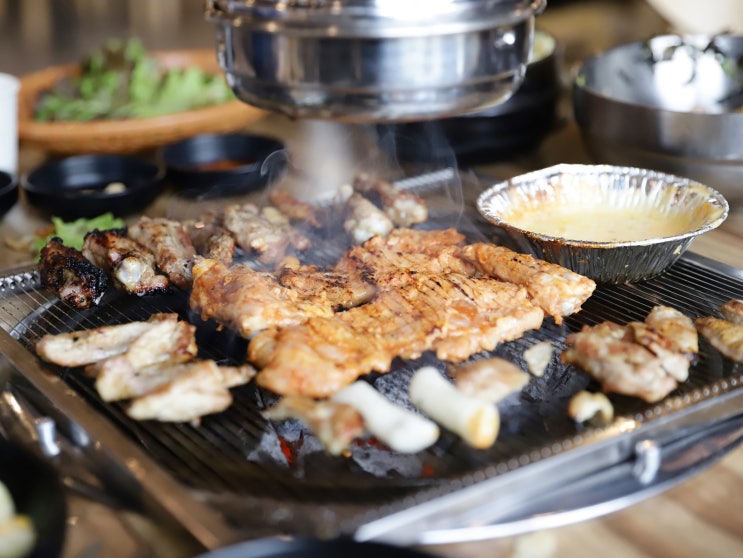  용인맛집 에버랜드 가까운 무한리필 929숯불닭갈비 100% 국내산 이라 맛있다.