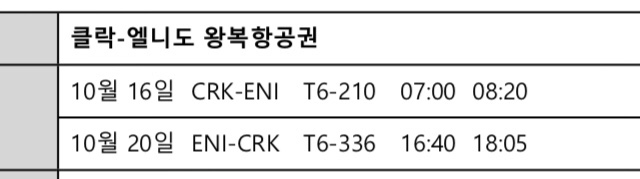 필리핀 직장생활 ; 필리핀 국내 여행 ~팔라완 엘니도~ 준비편