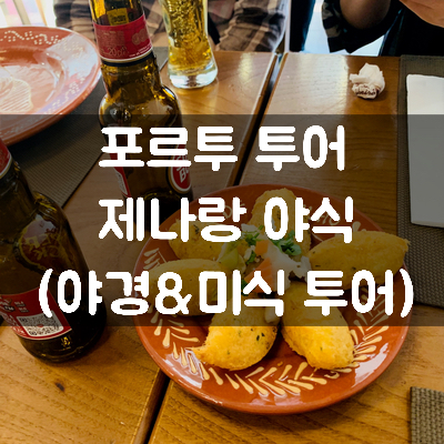  [포르투갈 여행] 포르투 투어 - 제나랑야식 (야경&미식 투어)