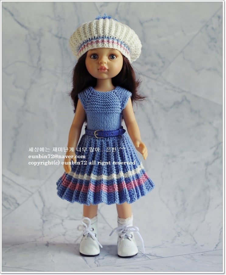  옥산나님 바다의정복자 원피스 완성 (러시아도안) 그리고 문어발뜨개 ㅜㅜ