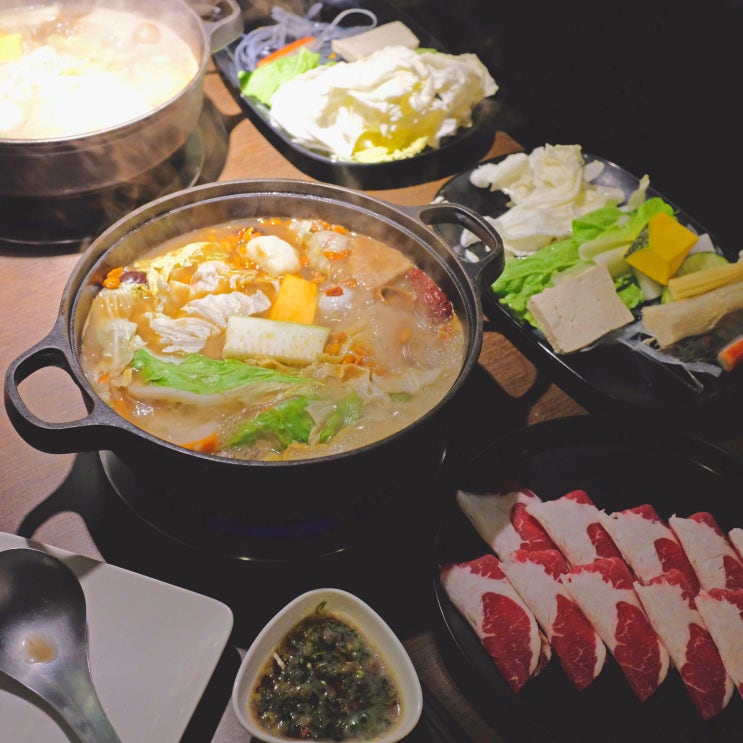  대만 타이중 가성비 훠궈 맛집 - 칭징저훠궈