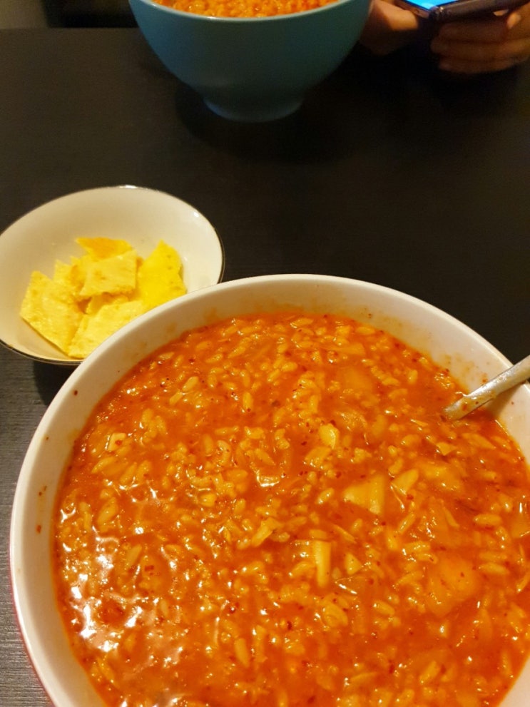  호주워홀일기+105/ 김치죽, 자취요리, 한인마트 삼겹살, APG방문