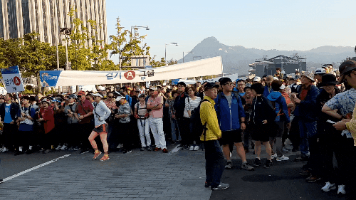  서울 걷자 페스티벌, 광화문에서 한강까지 걷기 참가