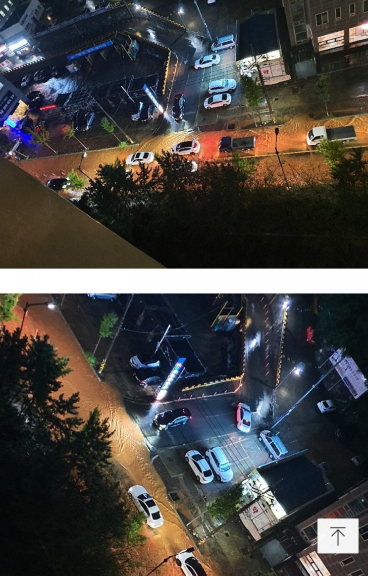 통영은 태풍이 지나갔습니다.