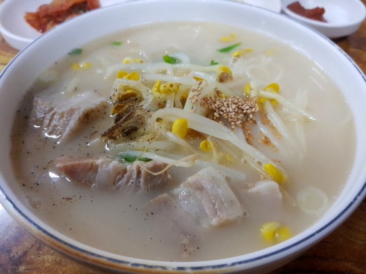 제주 고기 국수 새벽배타고 찾은 24시국수회관