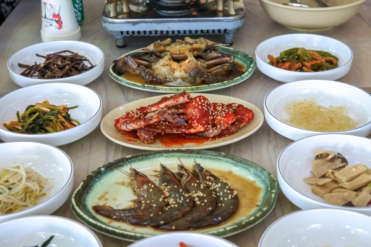  꽂지해수욕장맛집 현지인이 인정한 꽃게집 시골밥상
