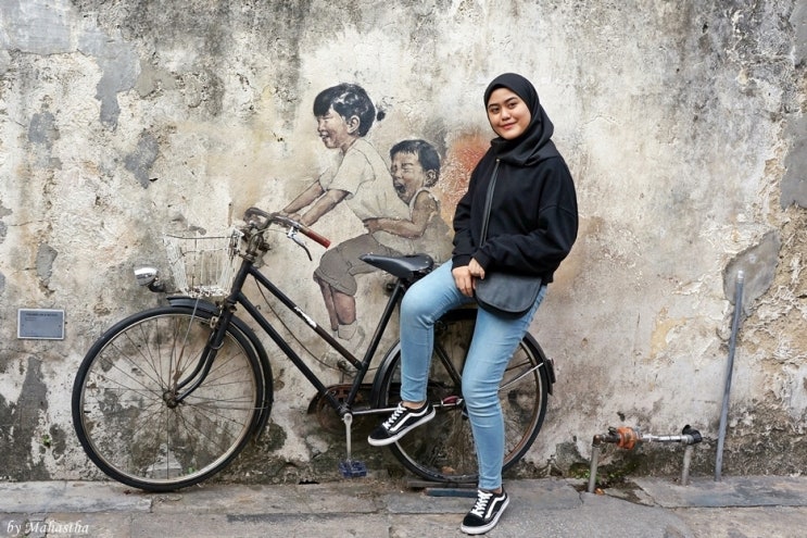  [飛상] 페낭, 명소 - 조지타운 : 거리예술 & 벽화