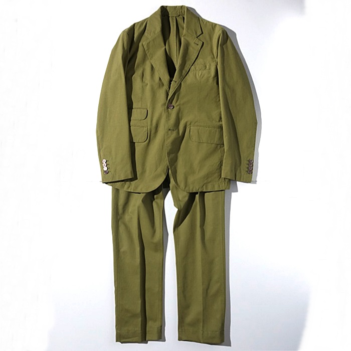 Man1924[맨1924] Pants 171830 - Green[카키면바지][이지팬츠][면수트][루어엣]