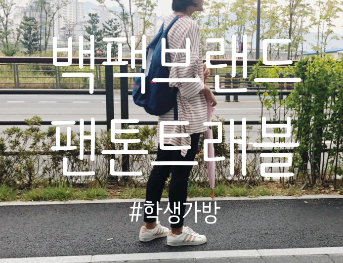  백팩브랜드 팬톤트래블백팩 학생가방은 이거지