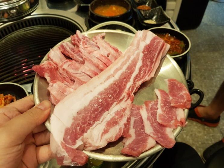 정자동 생오겹살 생등갈비 맛집 정돈