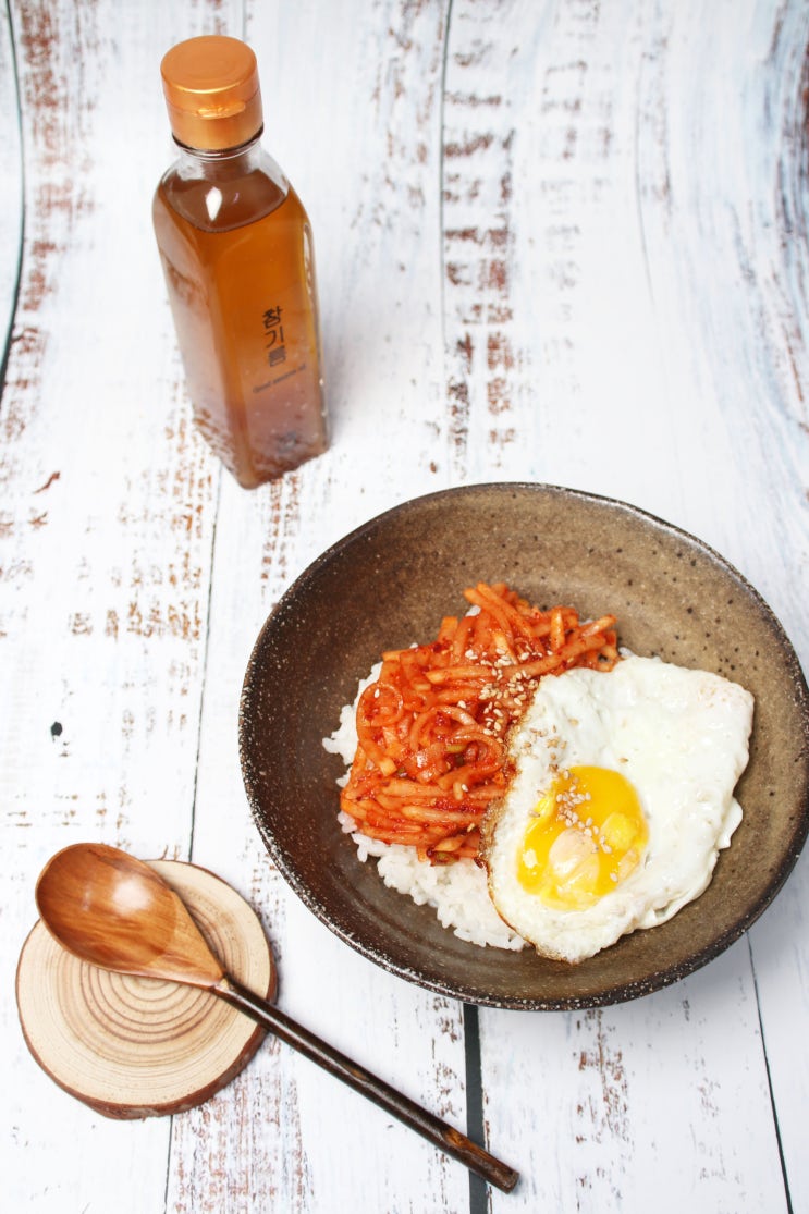 무생채비빔밥- 국산참기름, 햇고추가루 & 이삭방앗간