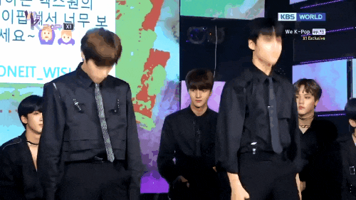  191004 엑스원 위케이팝 후기 -김우석을 고정 예능으로 (+움짤, 영상)