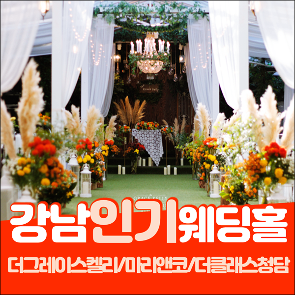 웨딩홀 대관료 식대 비교 #더그레이스켈리 #마리앤코 #더클래스청담