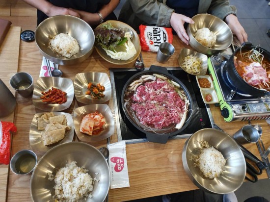  인사동에서 점심식사 하기