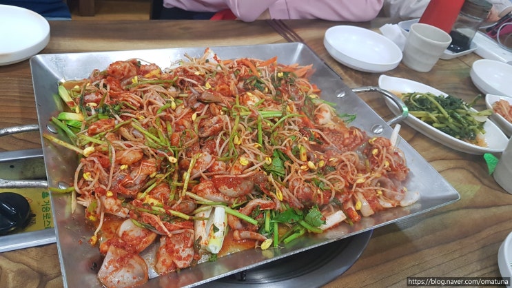  대부도 칼국수 쭈꾸미 철판이야기
