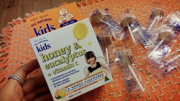 어린이공구)키썬 유칼립막대사탕 12 sticks for kids 네츄럴 감기사탕