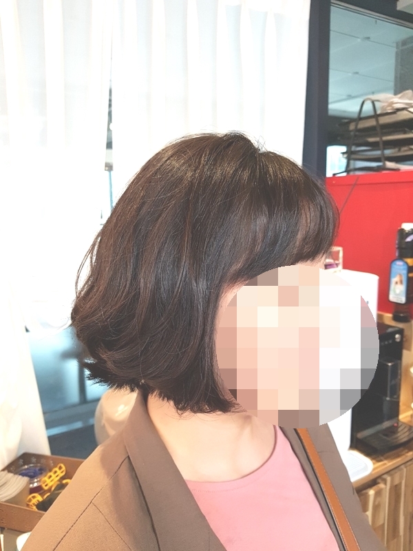 안양미용실추천 곱슬이 심해도 단발머리 매직셋팅펌이면 예쁨예쁨:)