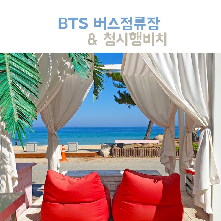 주문진 여행, BTS 방탄소년단 버스정류장부터 청시행 비치까지 인기 명소 한번에 둘러보기-!