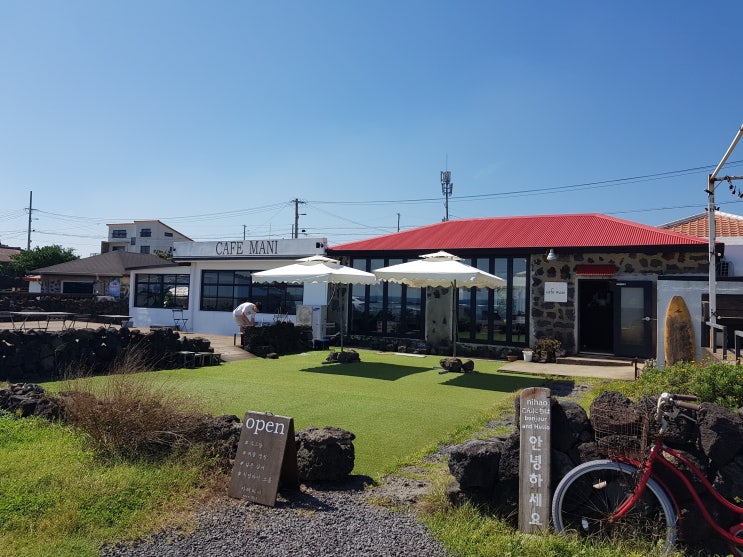  제주도 동쪽 카페 마니  (cafe mani) 재방문했어요