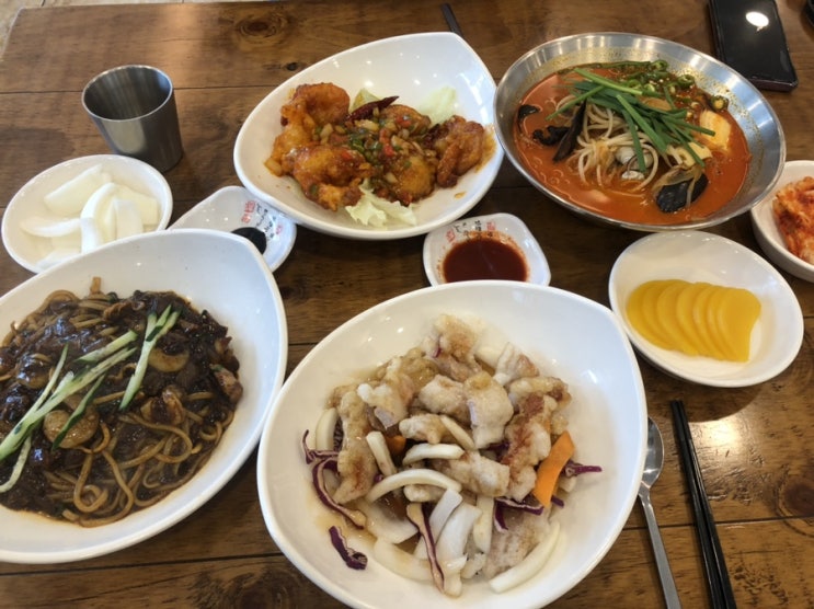  용인 기흥구 맛집 중국집 뽕사부에서 즐거운 외식