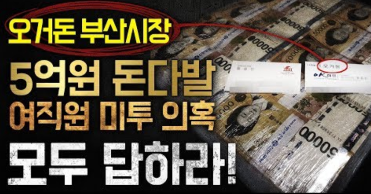  오거돈 미투 통역비서 부인 돈다발 나이