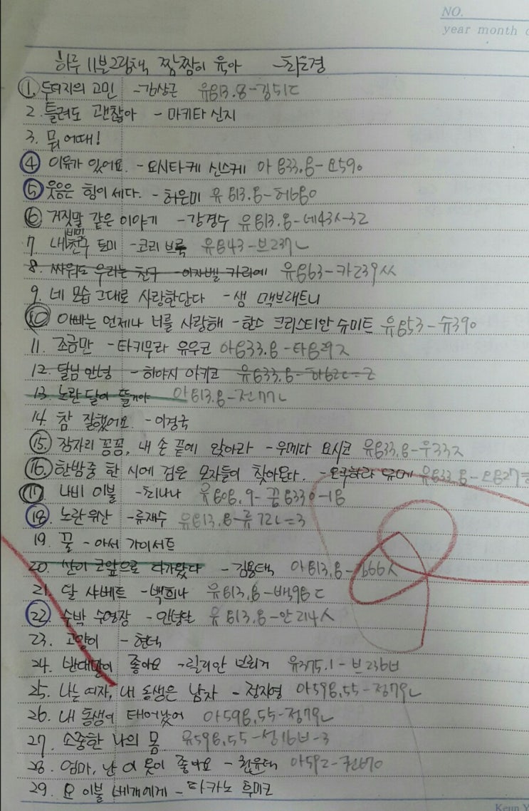  도서관에서 그림책 고르는 방법