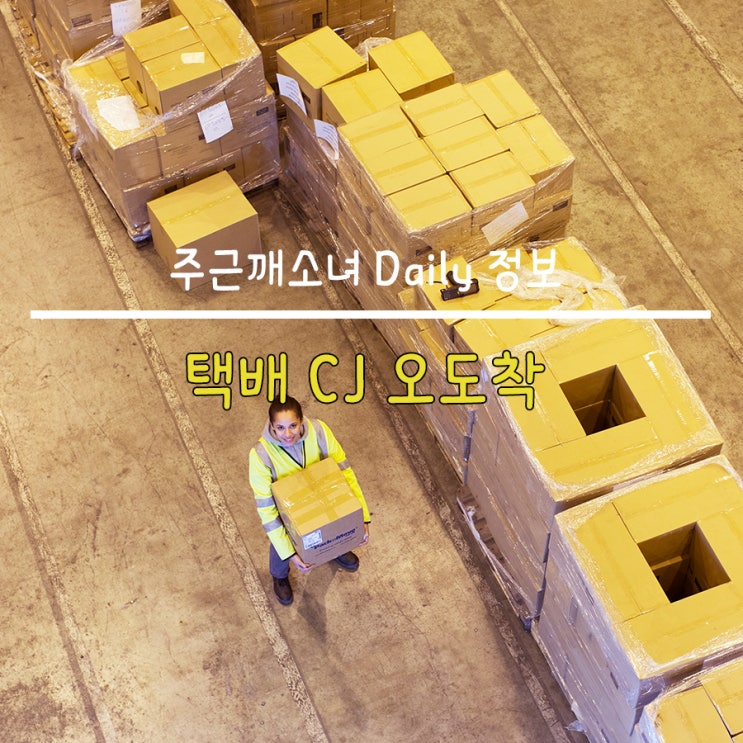  택배 CJ 오도착 대한통운택배조회 상담원 간선상차 뜻